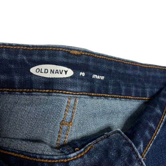Old Navy Straight Leg Medium Wash Blue Jeans Women's Size 18 Denim Stretch - Picture 6 of 7